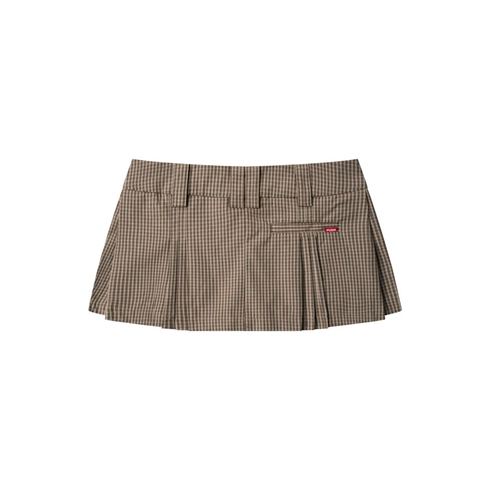 Gingham Mini Skirt - Image 25