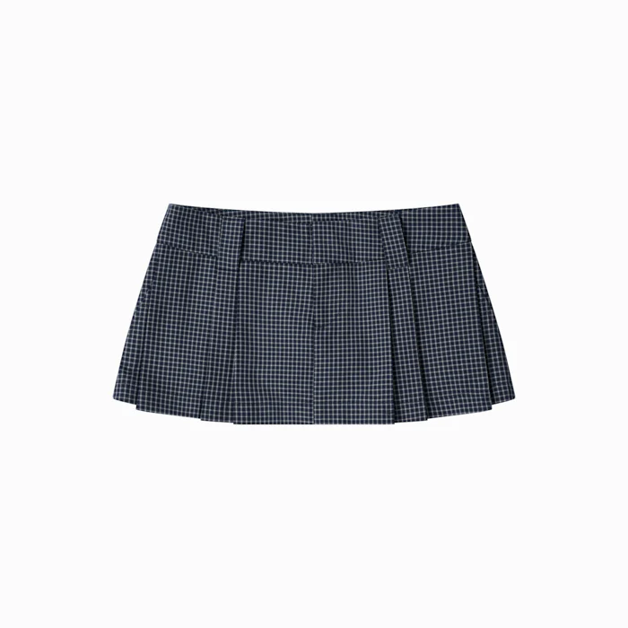 Gingham Mini Skirt - Image 30