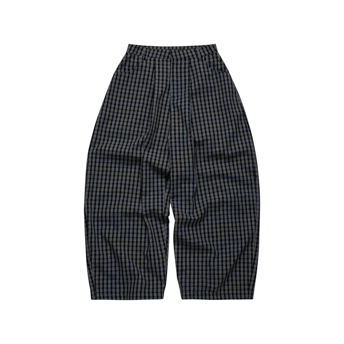 Gingham Wide Pants - Image 10
