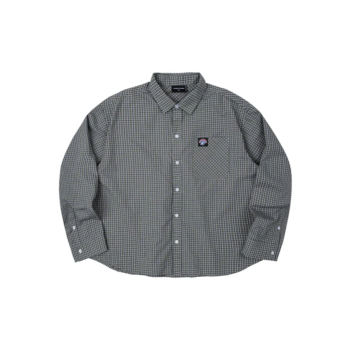 Gingham Oversize Shirt - Image 10