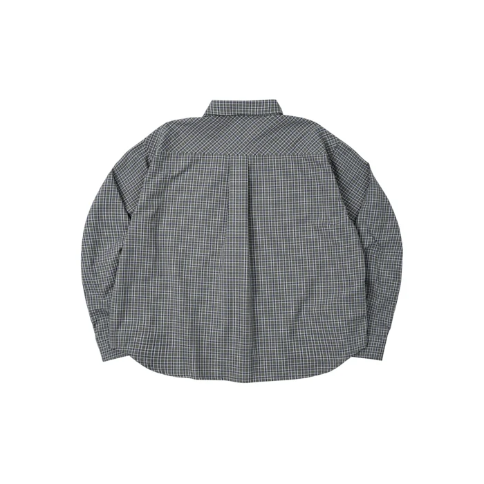 Gingham Oversize Shirt - Image 11