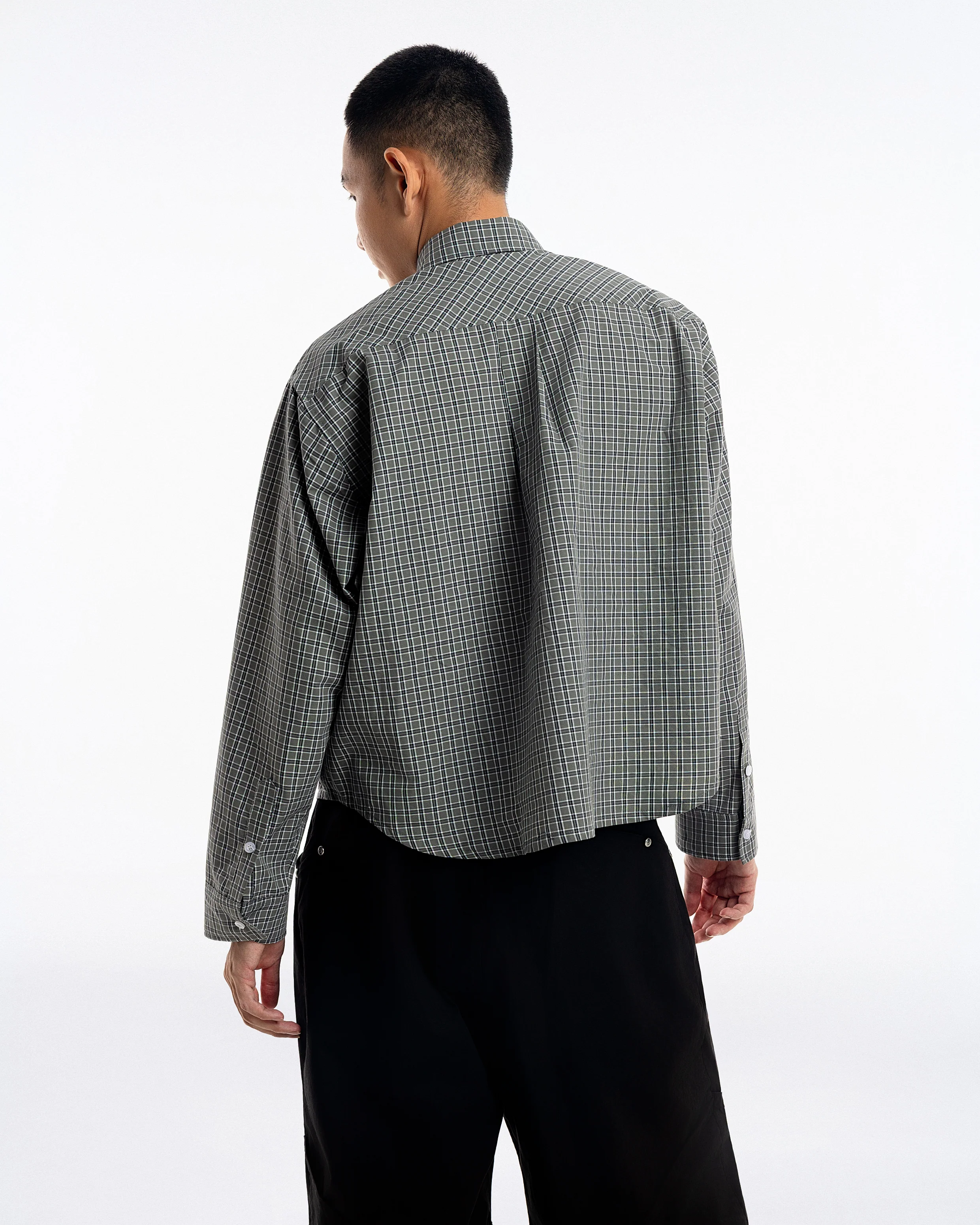 Gingham Oversize Shirt - Image 13