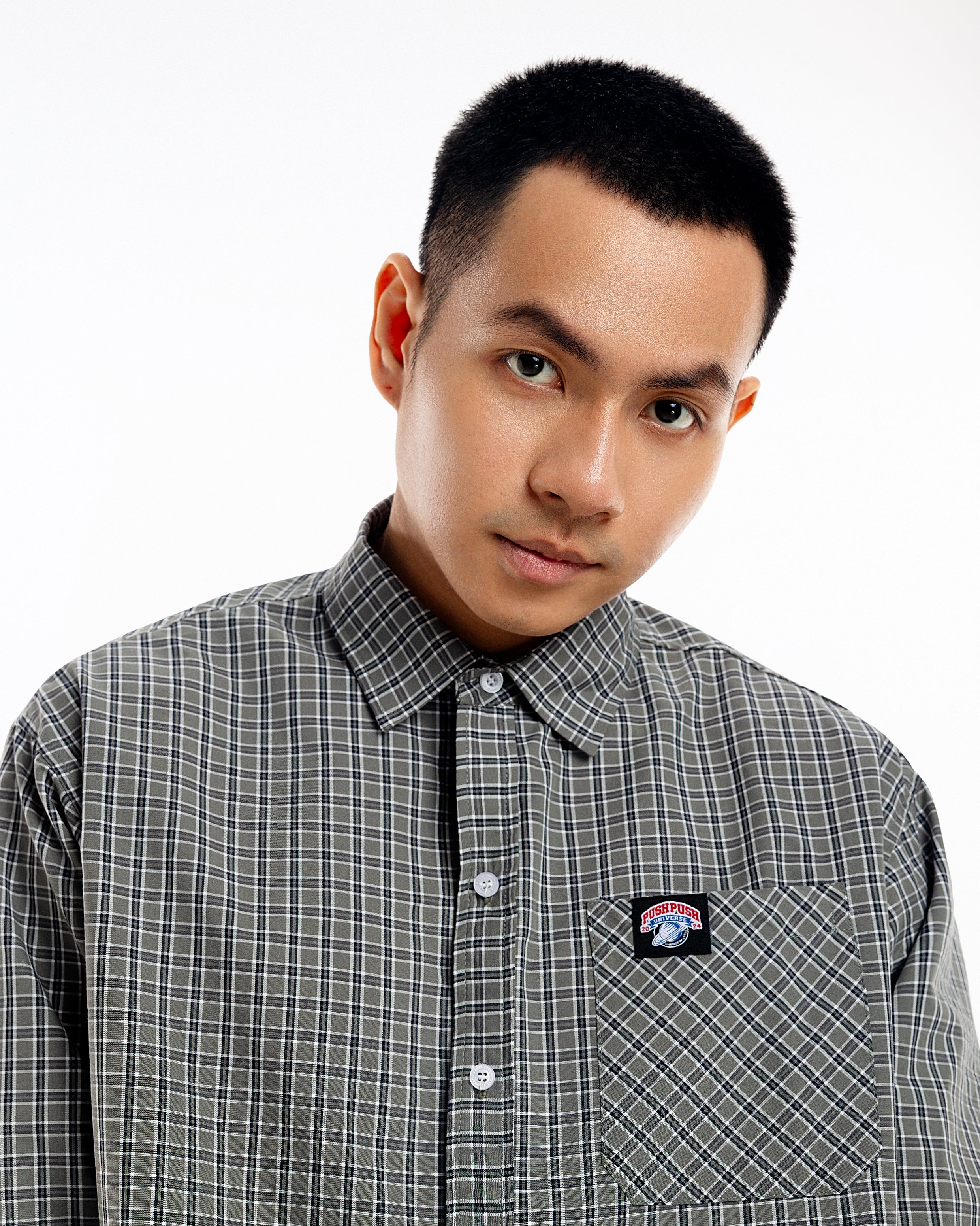 Gingham Oversize Shirt - Image 14