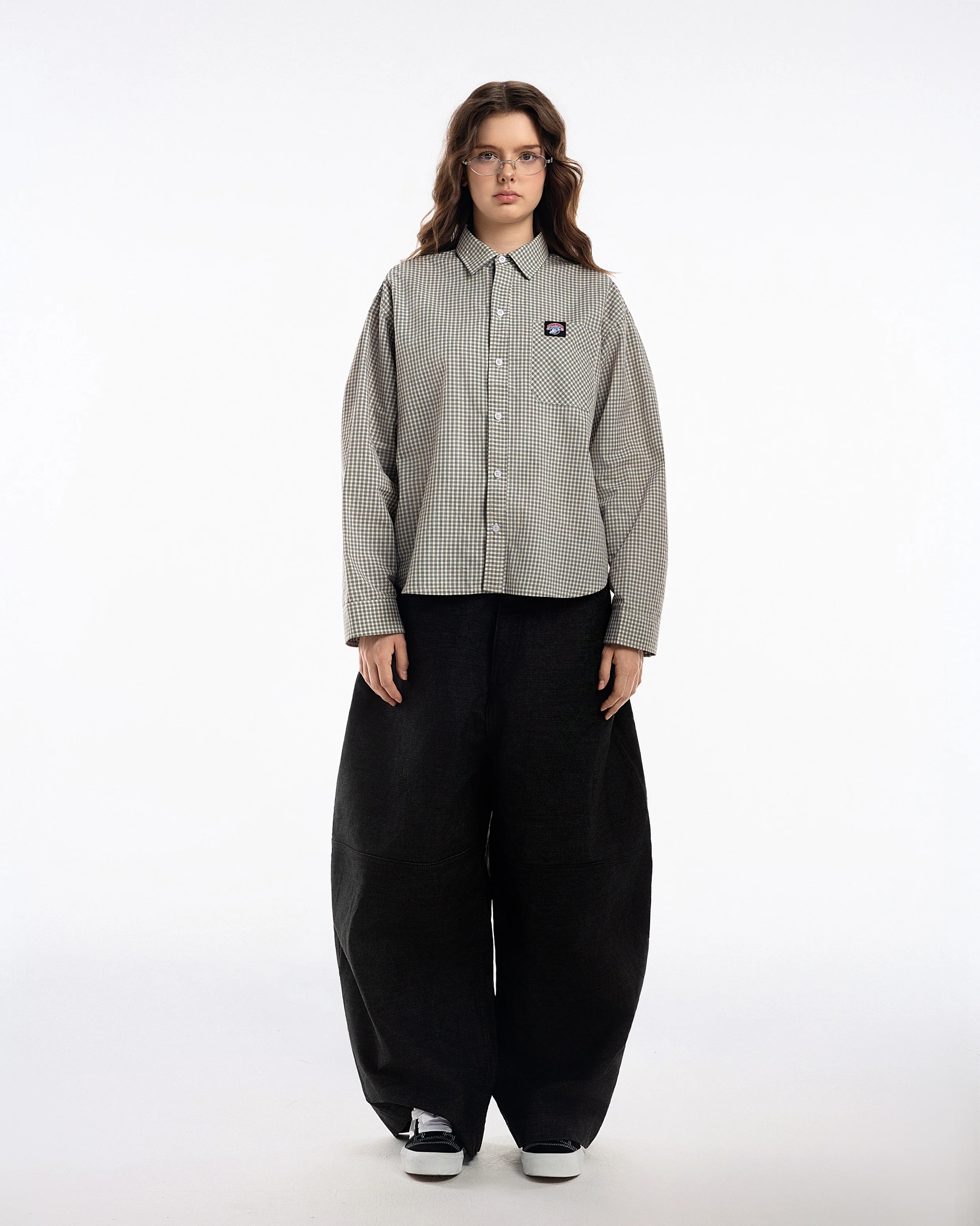 Gingham Oversize Shirt - Image 17