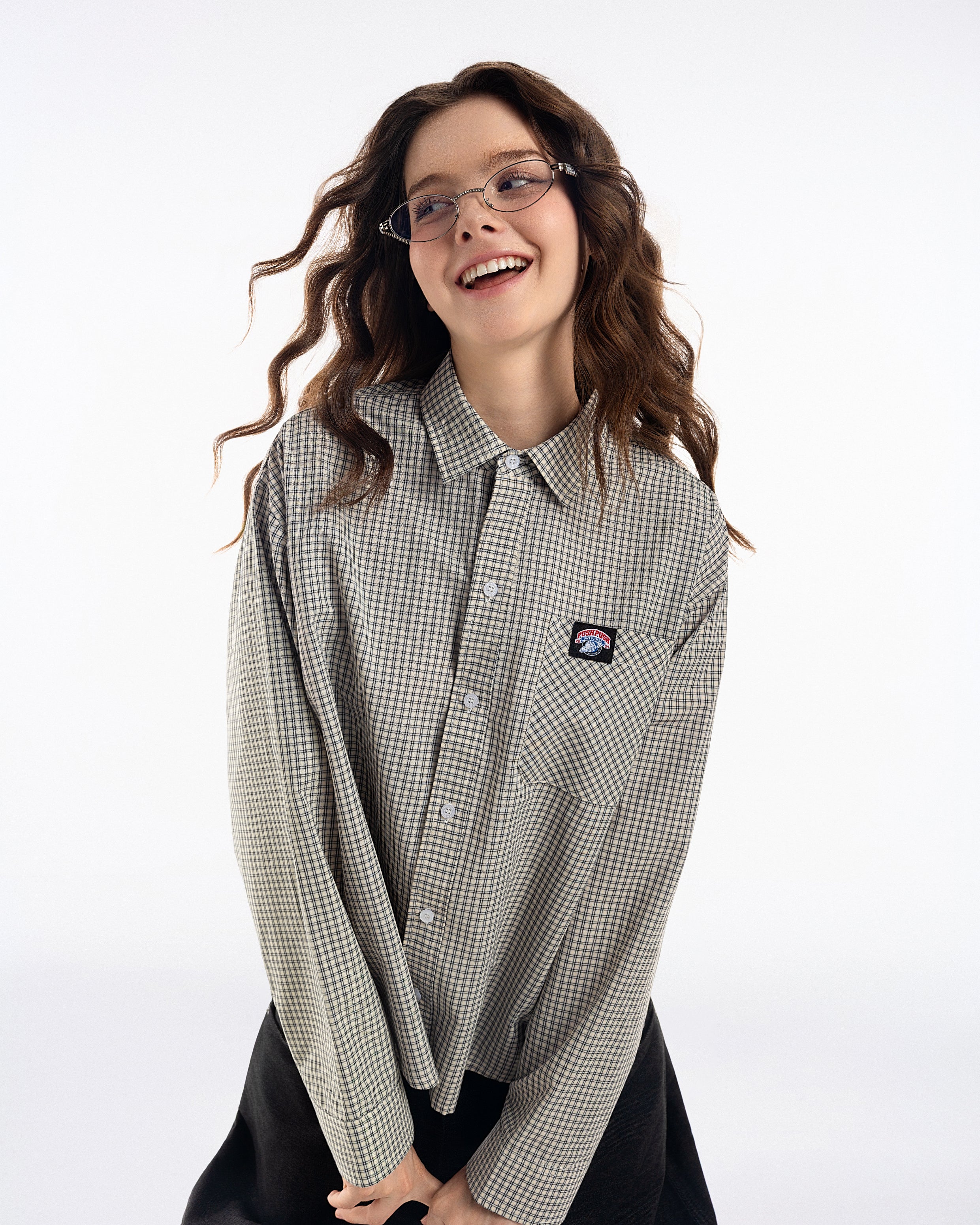 Gingham Oversize Shirt - Image 18