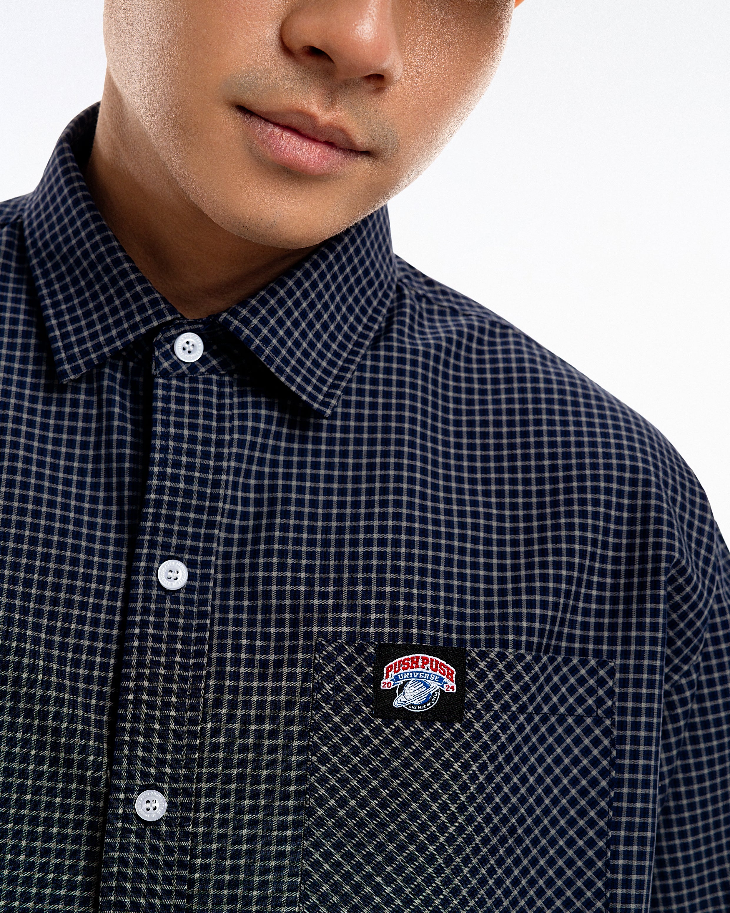 Gingham Oversize Shirt - Image 8