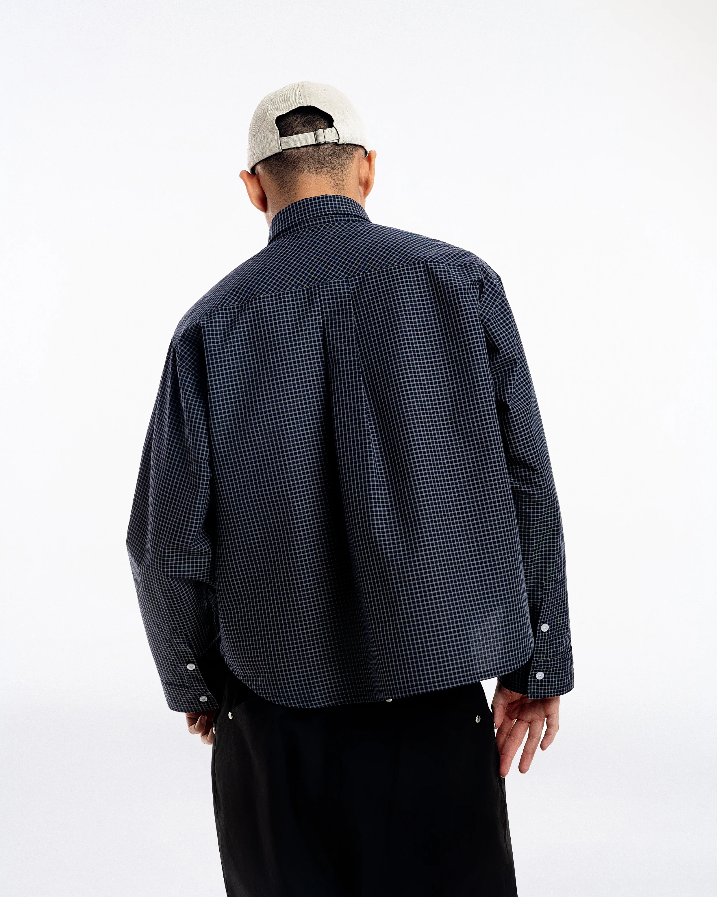 Gingham Oversize Shirt - Image 9