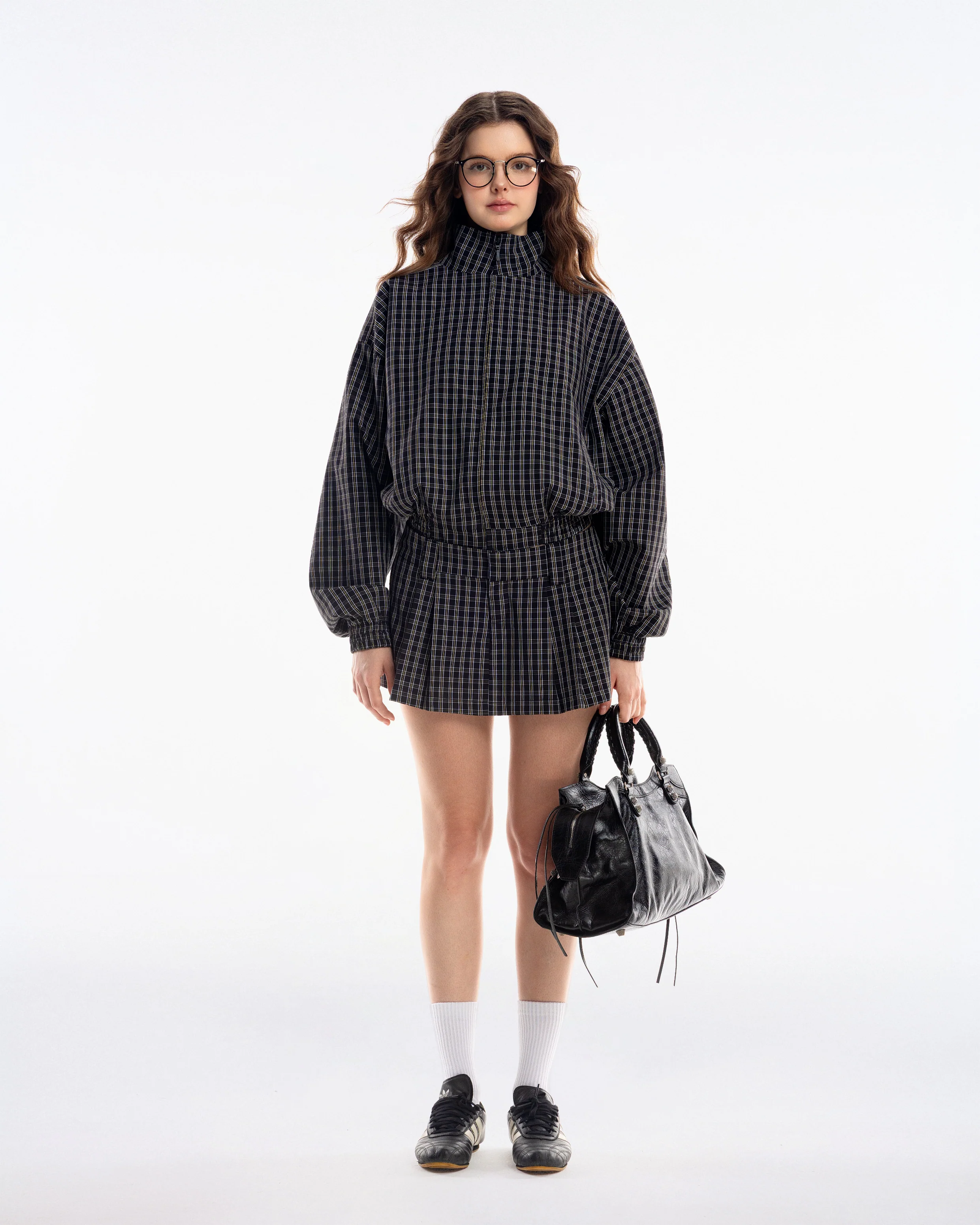 Gingham Zip Jacket - Image 11