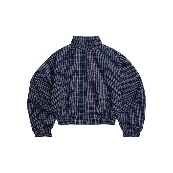 Gingham Zip Jacket - Image 5