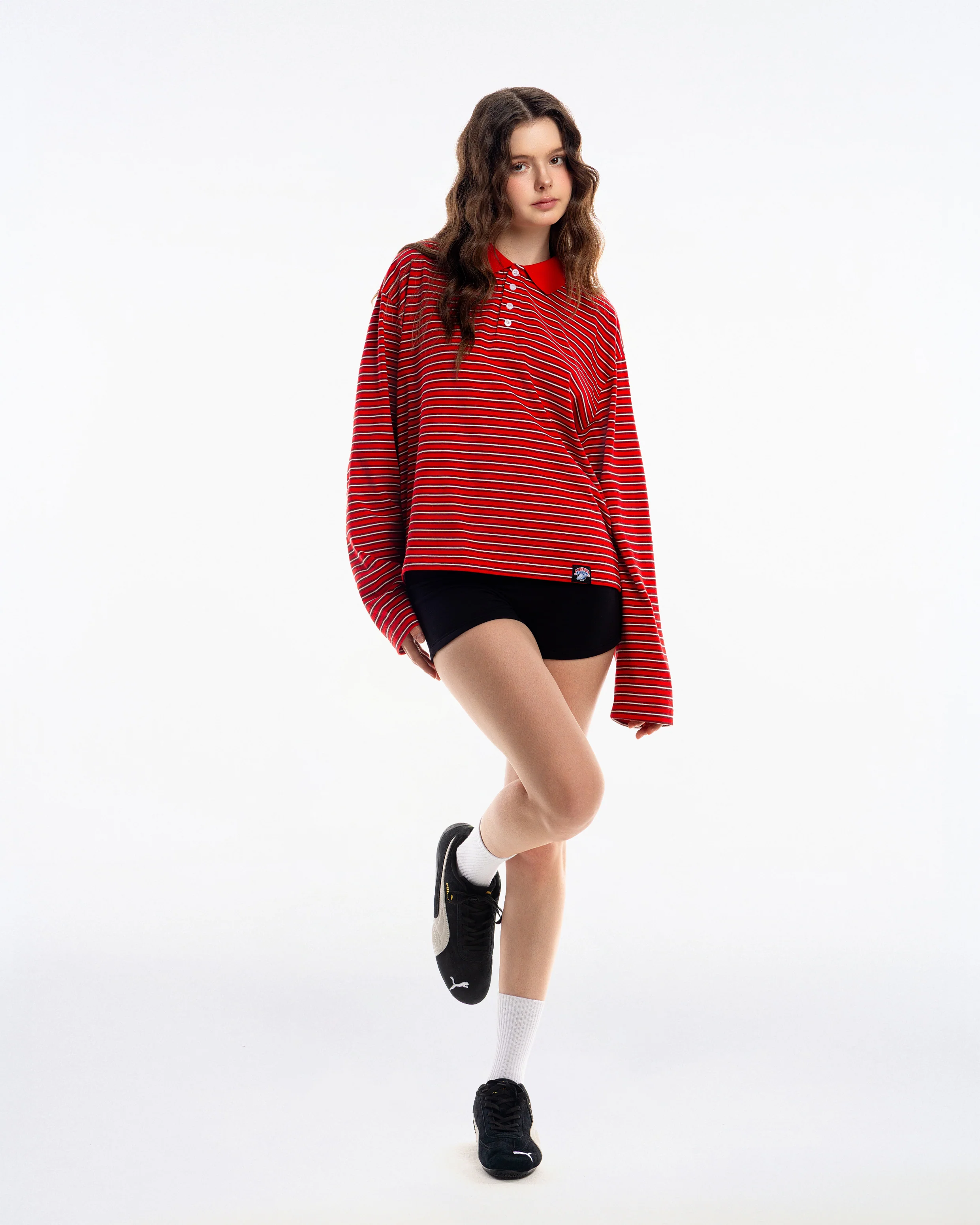 OLLY Striped Polo Tee - Image 5